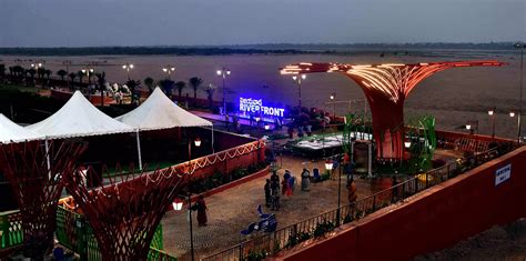 Vibrant Riverfront Park Enthralls Visitors In Vijayawada