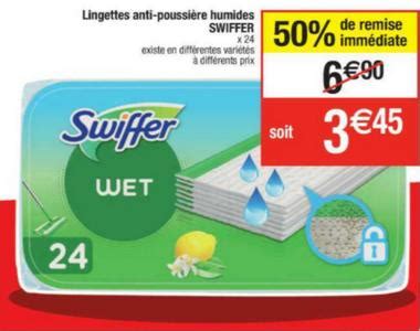 Anti Crise Fr Lingettes Swiffer Chez Cora Lingettes