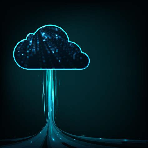 Cloud Computing Conceptabstract Cloud Connection Technology Background