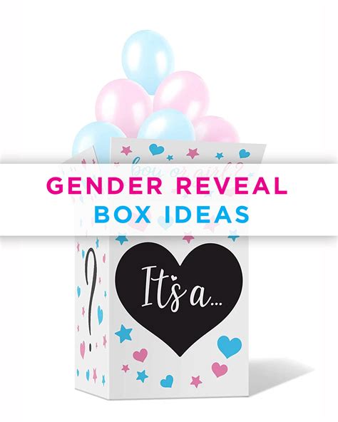 Gender Reveal Box Ideas | Gender Reveal Celebrations