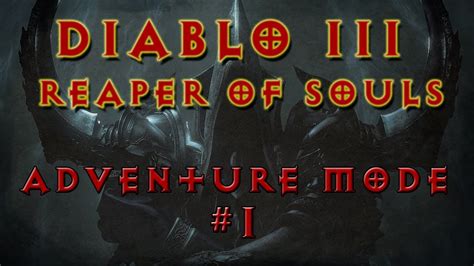 Diablo Iii Ros Adventure Mode First Nephalem Rift Youtube