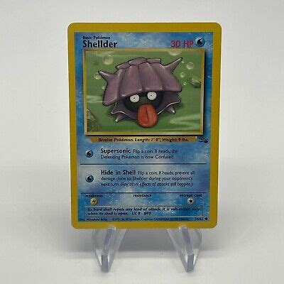 Shellder 54 Fossil 1999 Pokemon Card