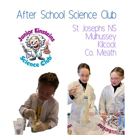 St Josephs Ns Mulhussey After School Science Club Junior Class