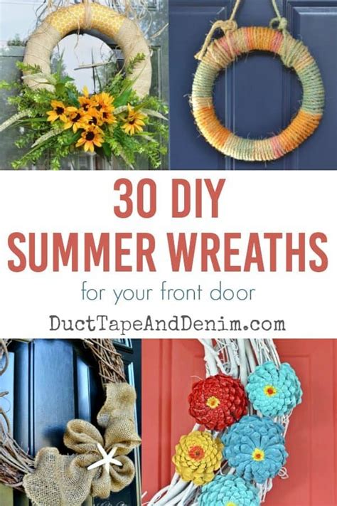 Easy Summer Wreaths You Can Make Yourself