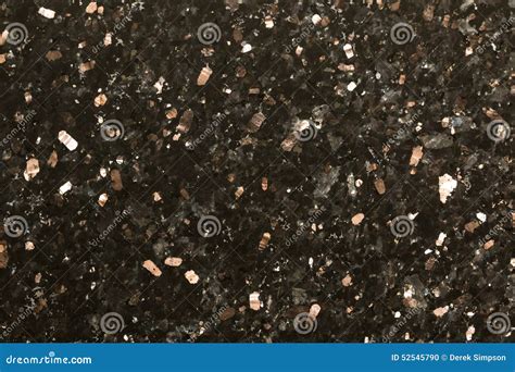 Black Sparkle Polished Granite Abstract Background Stock Photo Image