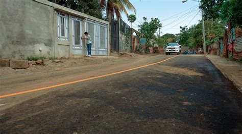 Inauguran Proyecto Vial En Lomas De Guadalupe En Managua