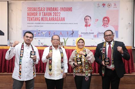 Infopublik Kemenpora Dpr Gelar Sosialisasi Uu Keolahragaan Di