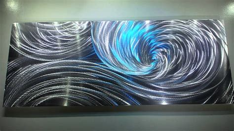 15 Best Ideas Aluminum Abstract Wall Art