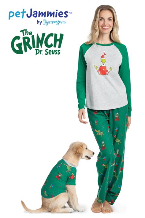 Fun Holiday Grinch Pajamas - Matching Pet & Owner PJs (With images) | Dog pajamas, Dog pjs ...