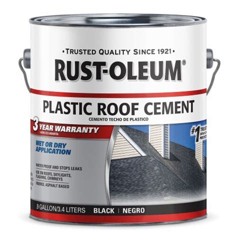 Rust Oleum 301899 Plastic Roof Cement Gal 1 Gallon Each Kroger