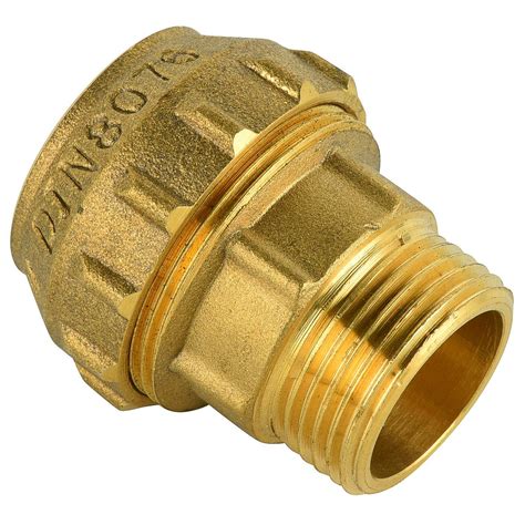 Brass Compression Forging Pe Brass Pipe Male Coupling China Pipe Fitting And Pe Firrings