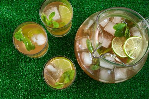 Mint And Lime Iced Tea Recipe Lime Iced Tea Recipe Iced Tea