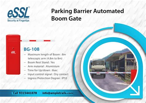 Rfid Based Automated Parking Gate Solution Boom Barrier Automated Images