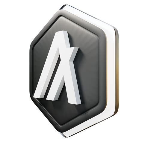 Algorand Algo Badge Crypto Renderiza O Em D Png