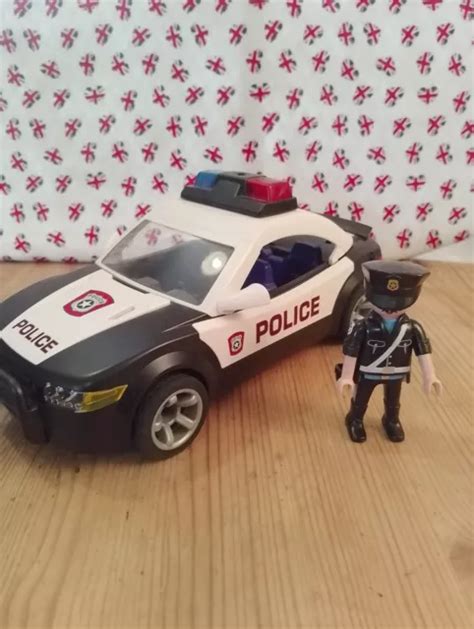 PLAYMOBIL CITY ACTION Police Car With Flashing Lights 9 99 PicClick UK