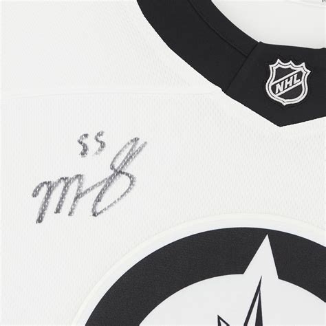 Mark Scheifele Winnipeg Jets Autographed White 2019 Nhl All Star Game