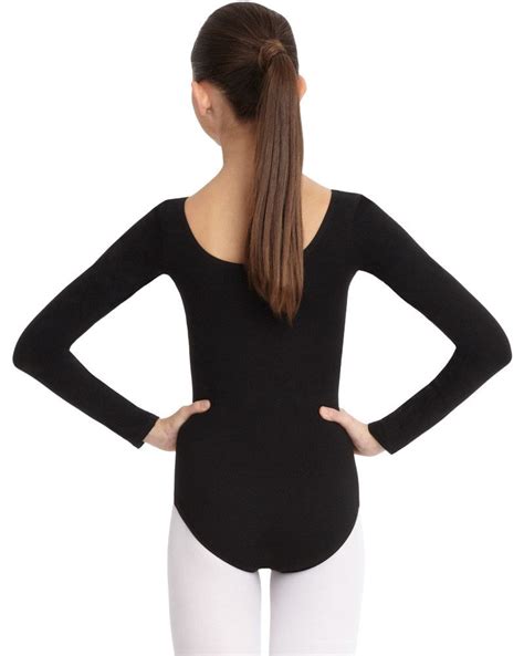 Capezio Cc450 Classic Cotton Long Sleeve Leotard Womens Dancewear