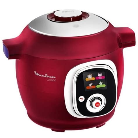 Moulinex Robot Cuiseur Multifonctions W Rouge Recettes Incluses