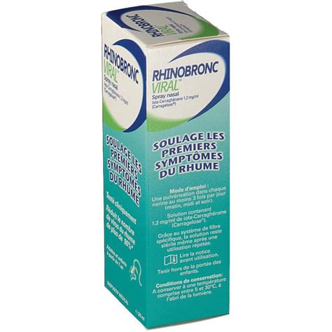 Rhinobronc VIRAL Spray Nasal 20 Ml Redcare Pharmacie