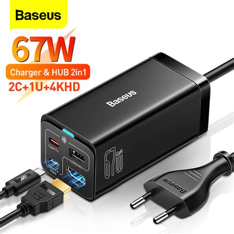 Baseus Gan Pro W Fast Charger With Hdmi Port K Hz