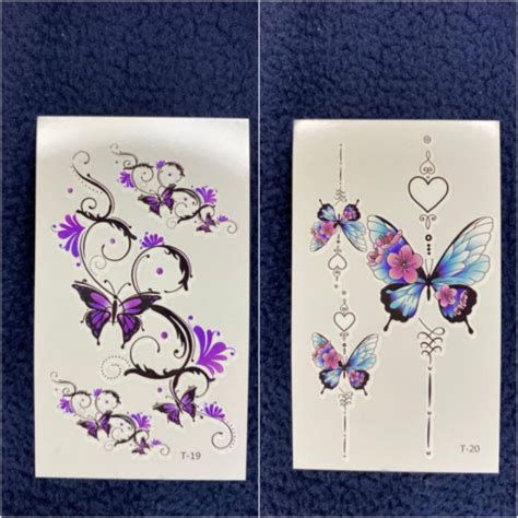 Jual Tato Temporer T Temporary Tattoo Sticker Fashion Body Sementara