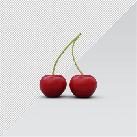 Premium PSD Cherries Isolated