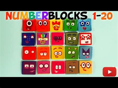 Numberblocks Faces 1 20 Starfish