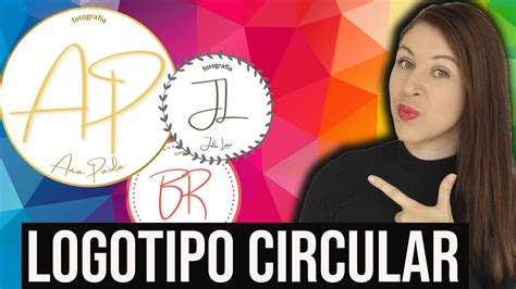 Como Fazer Logotipo Circular Redondo No Canva Youtube