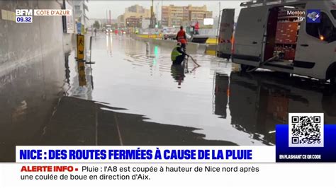 Vigilance Orange Pluie Inondation Des Routes Inond Es Nice