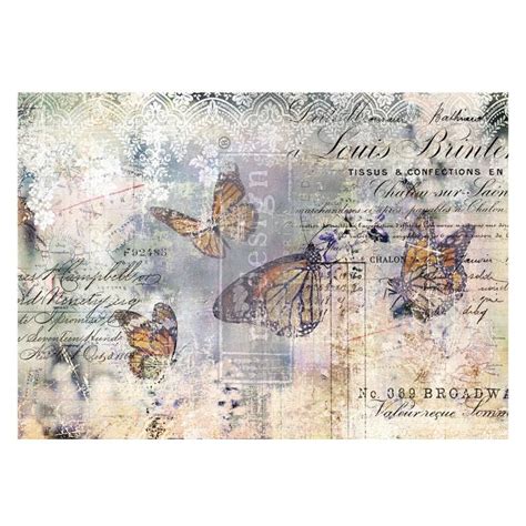 Rub On Transfers For Furniture MONARCH GRACE Butterflies Etsy