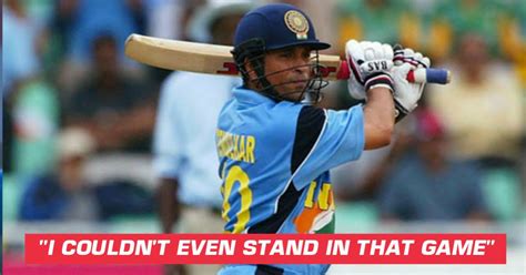 Sachin Tendulkar Recalls His 2003 World Cup Memories