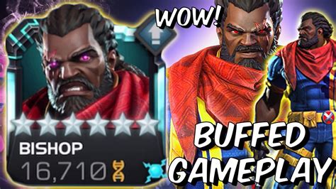 Buffed Bishop Gameplay He Is An Absolute Monster God Tier Marvel Contest Of Champions