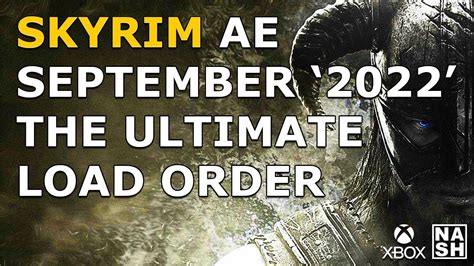 Skyrim The Ultimate Load Order Xbox Series S X Edition Youtube