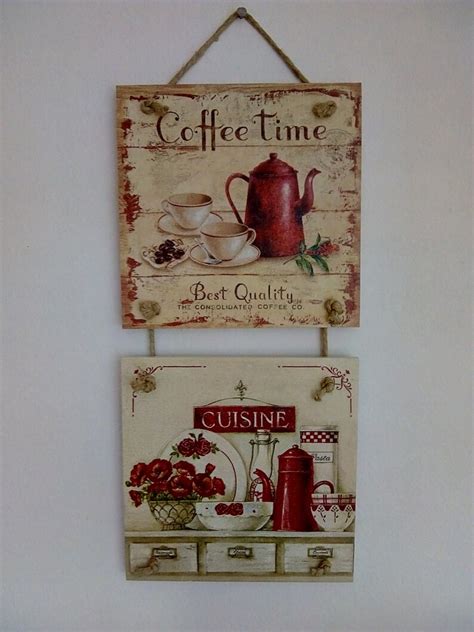 Coffee Decor Vintage House Decor Home Wall Decor Hanging Vintage Decor ...