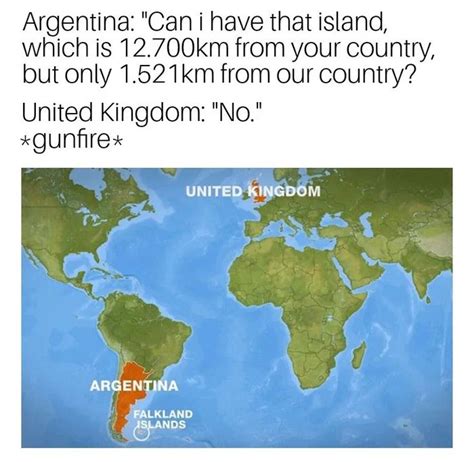 Falkland War in a Nutshell : r/HistoryMemes