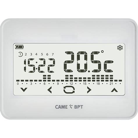 Cronotermostato BPT Touch Screen Wifi Da Parete Bianco 845AA 0060