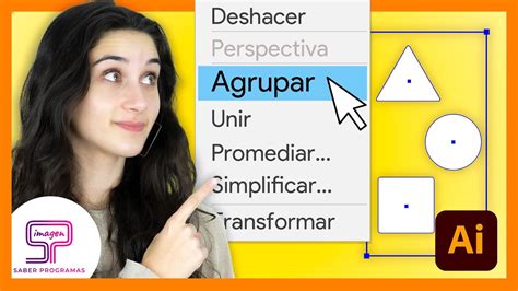 C Mo Agrupar Y Desagrupar Objetos En Illustrator Youtube