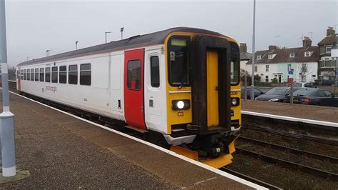 Class 153 Arriving Into Lowestoft From Norwich Youtube