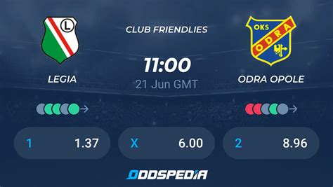 Legia Vs Odra Opole Predictions Odds Scores