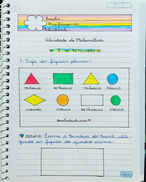 Arte De Educar On Instagram Atividade Complementar De M Planos De