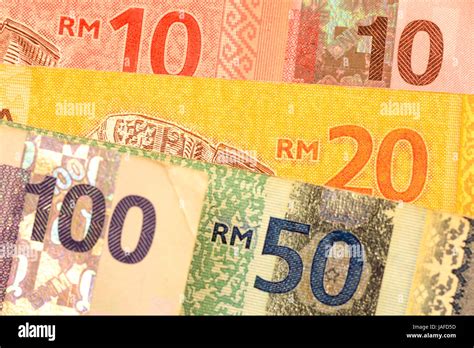 Close Up Malaysia Ringgit Currency Note Stock Photo Alamy