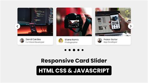 Create Responsive Card Slider in HTML CSS & JavaScript | SwiperJs