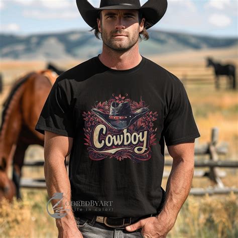 Western Cowboy Graphic T Shirt Comfort Color Retro Style 90s Graphic Western Shirt Rodeo