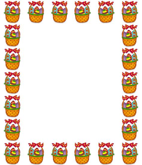 Free Easter Border Clipart Frames Borders