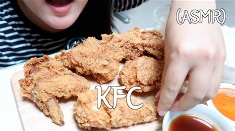 Asmr Kfc 치킨 먹방feat Zoom H1n⎥kfc Chicken Crunchy Eating Sounds