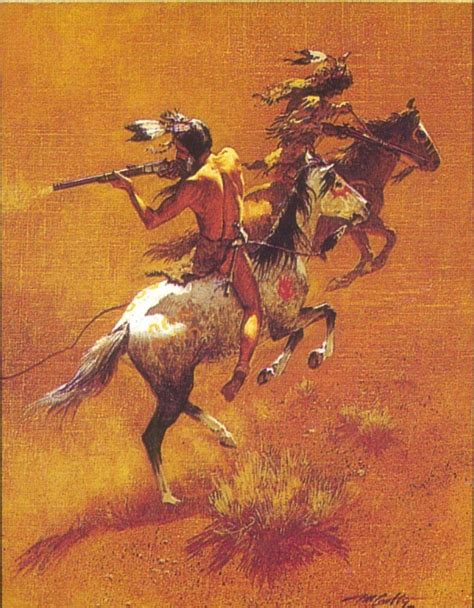 Frank Mccarthy Native American Paintings Native American Wars