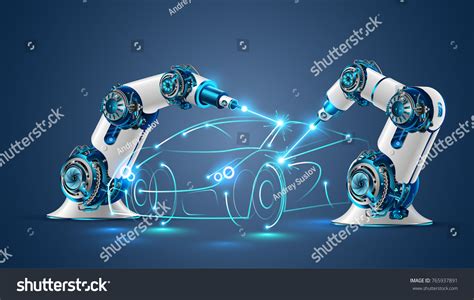 29,725 Auto Manufacturing Robots Images, Stock Photos & Vectors ...