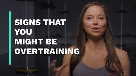 How Do You Know If You Re Overtraining Signs To Look For