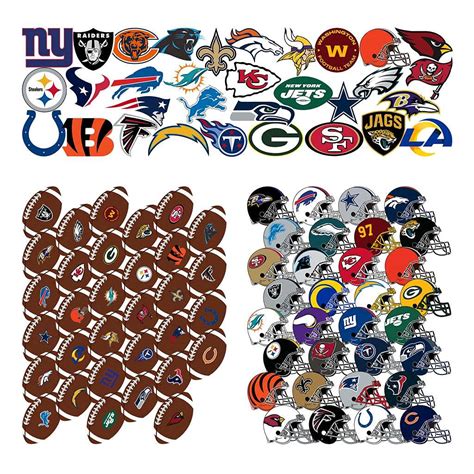 Buy AcAliA 96 Pcs Sports Stickers,32 Football Stickers+32 Football ...