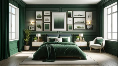 35+ Dark Green Bedroom Ideas